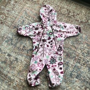 Patagonia baby fleece bunting